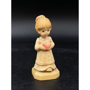 Gift of Love Wooden Girl With Heart Sarah Kay ANRI Italy Club